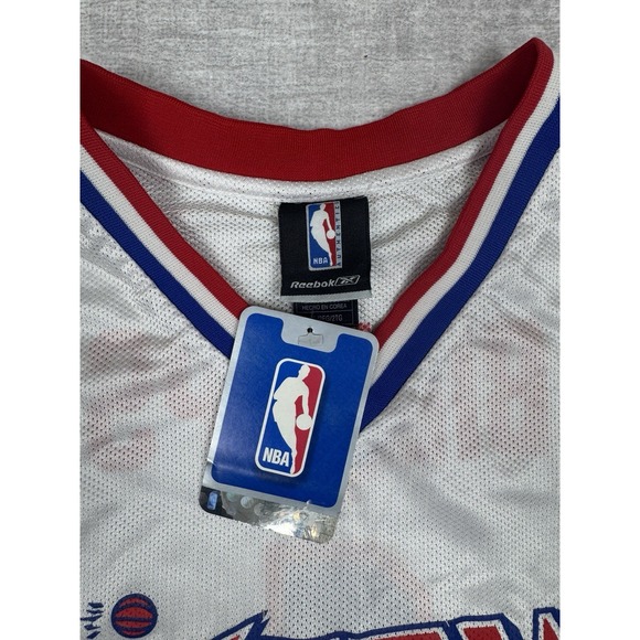 Detroit Pistons Jersey Mens 2XL White Chauncey Billups #1 Vtg Y2K 1978 Throwback - Picture 5 of 13